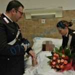 I Carabinieri in ospedale fanno visita all'anziana rapinata, nel giorno del suo compleanno (2)