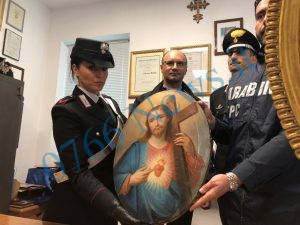 SAN PIETRO - Il quadro rinvenuto dai Carabinieri (3)